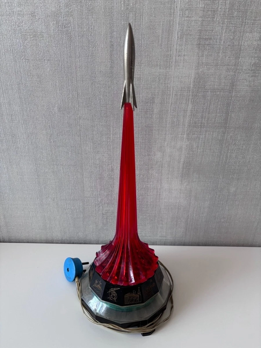 Rocket Lamp In Russian & Soviet Space Program Collectibles for