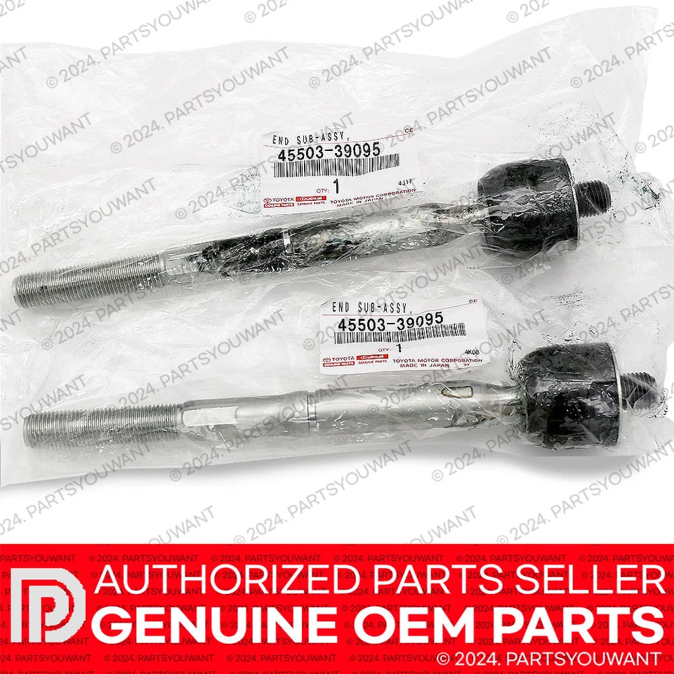 GENUINO Toyota Supra Lexus OEM Dirección Frontal Interior Tie Rod End 45503-39095 SET Foto 2 de 3