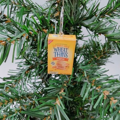 Wheat Thins Christmas Ornament - Custom handmade to order