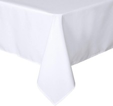 Rectangle Tablecloth - 70 x 120 Inch - Stain and Wrinkle Resistant Washable P...