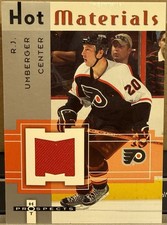 05-06 Fleer Hot Prospects R.J. UMBERGER Rookie Jersey HM-RU Philadelphia Flyers