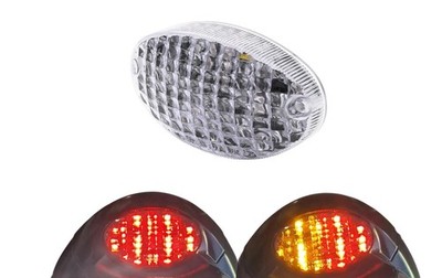 Style2 LED Rear Lamp Taillight+TurnSignal For Buell 02-12 Lightning XB; Ulysses