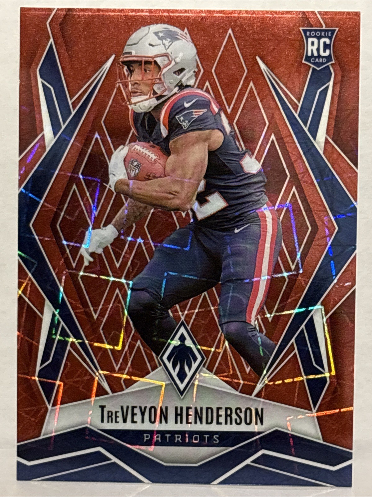 🪶2025 Panini Phoenix - TreVeyon Henderson #187 (RC) Red Lazer /199