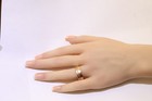 14k Rose gold  .24ct diamond wedding band ring 7.3g 7.35mm wide size 12 mens — photo 7