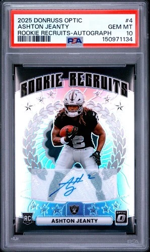 2025 Donruss Optic Ashton Jeanty Base (PSA 10)
