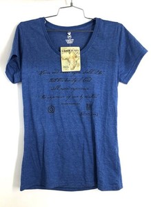 Laugh it Off Women's Heather Blue Nelson Mandela Quote Robben Island T-Shirt XL