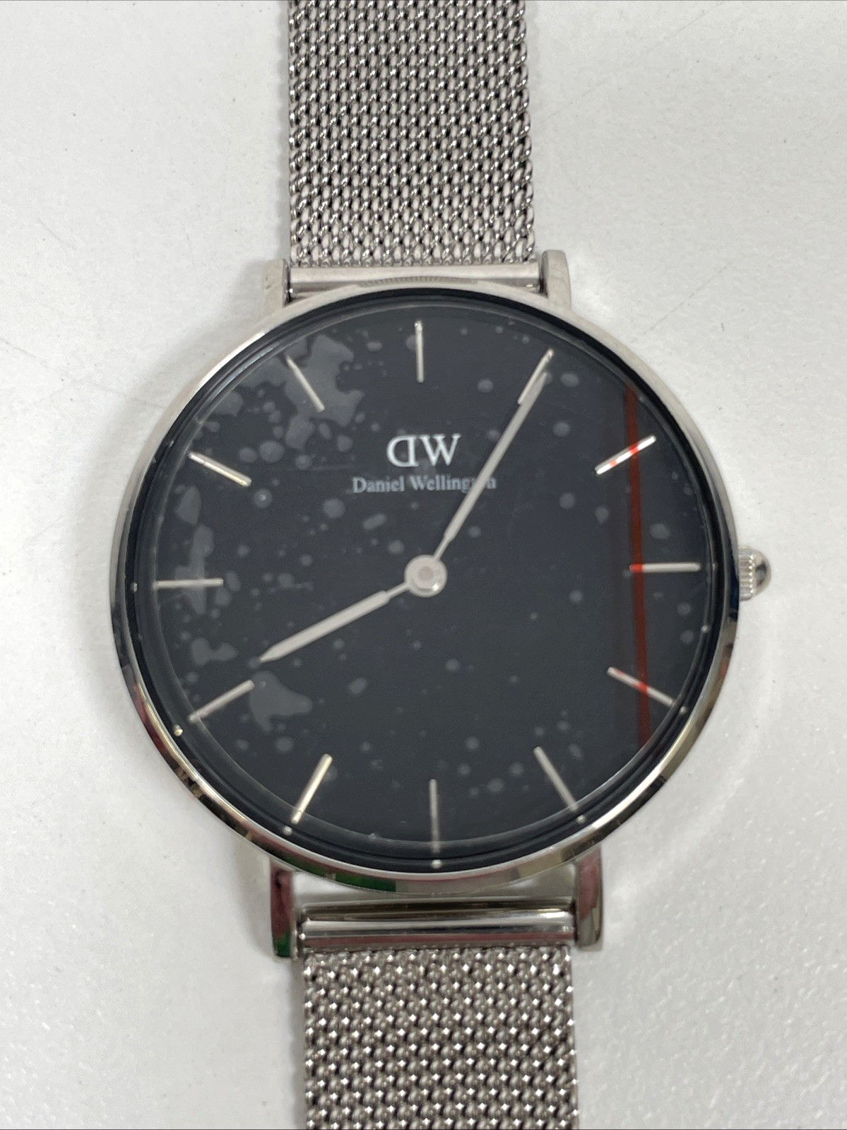 Daniel Wellington Women's Petite Sterling Silver Watch 32mm Mesh Strap Band