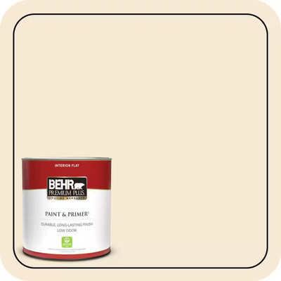 1 Qt. Home Decorators Collection #HDC-CT-02 Garden Rose White Flat Low Odor Inte