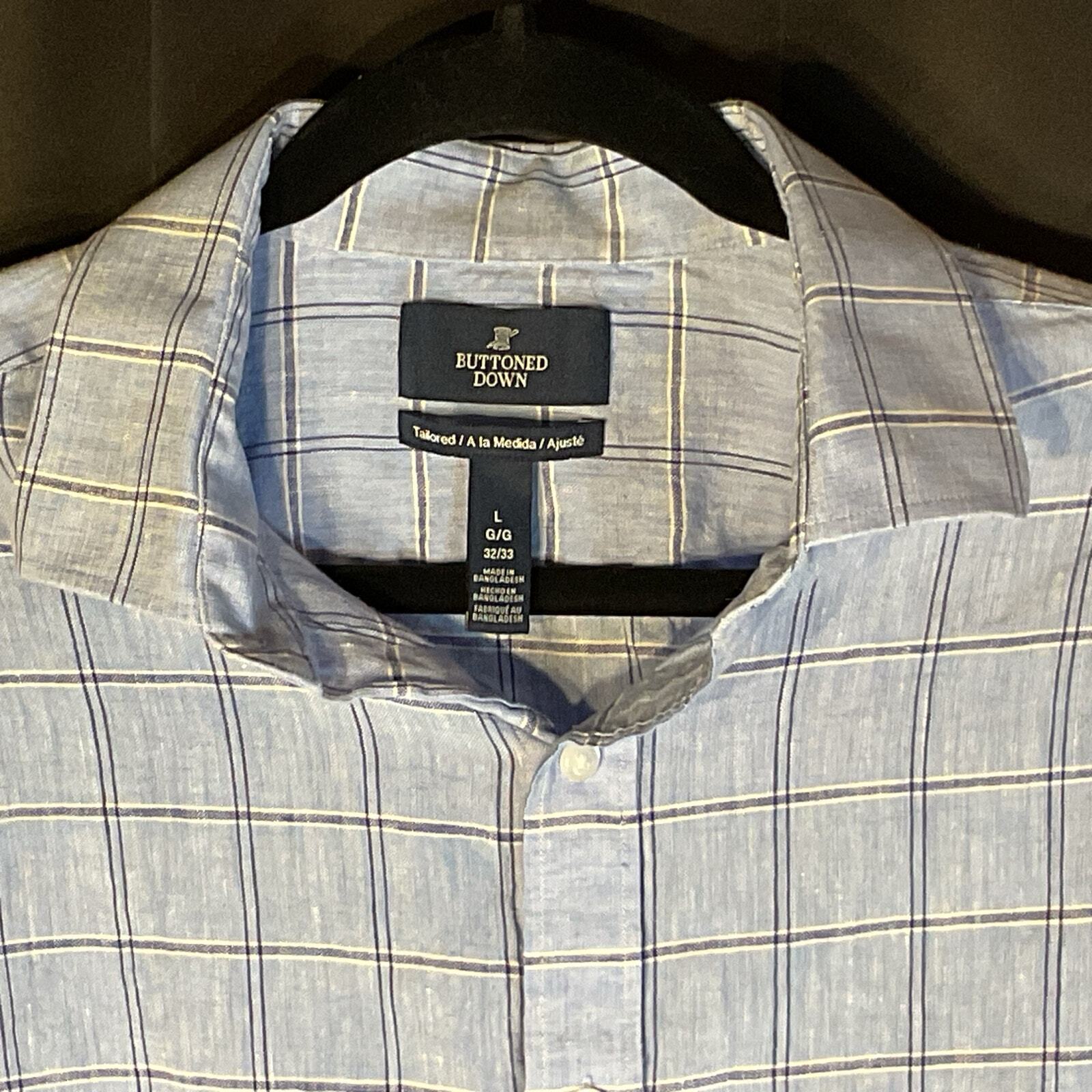 Buttoned Down Tailored Button Down Men’s Long Sle… - image 3