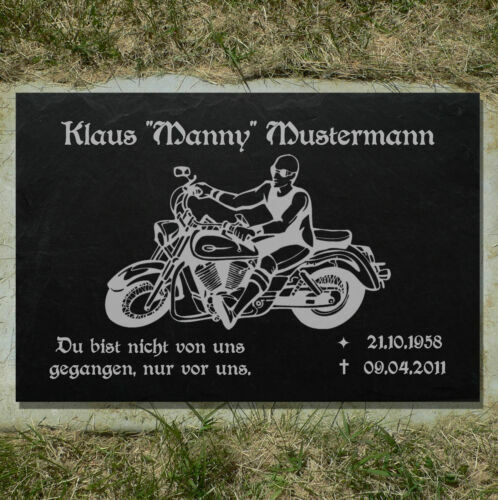 Grabstein Grabplatte 60x30 cm + Granit STÜTZE Gravur Inschrift + Motiv Engel-g11s kaufen bei