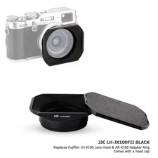 Metal Lens Hood & Adapter Ring & Hood Cap for Fujifilm X100V X100F X100VI X100S