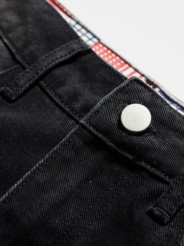 Regular Fit Ripped Jeans, Men's Casual Street Style Distressed Denim Pants - Picture 36 of 54