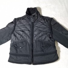 Tommy Hilfiger Black Quilted Jacket Youth Large