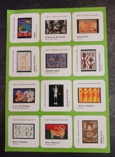 art postcard Judy A Saslow Global Outsider Art gallery invitation OS