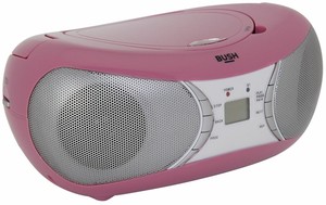 bush bluetooth boombox pink