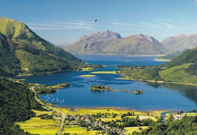 GLENCOE VILLAGE UND LOCH LEVEN ~ GEBRAUCHT ~ VERSCHICKT
