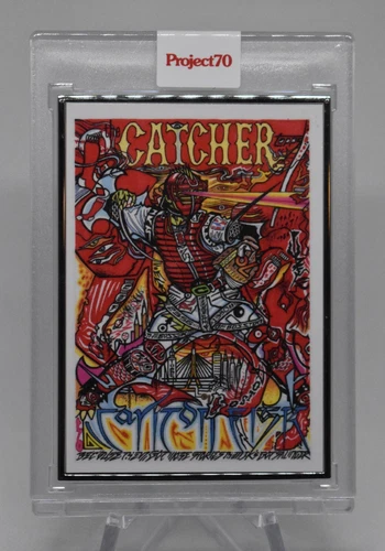 2021 TOPPS PROJECT 70 CARLTON FISK BY JK5 AP 1/51 SILVER FRAME #188