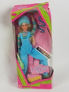 cool blue barbie doll