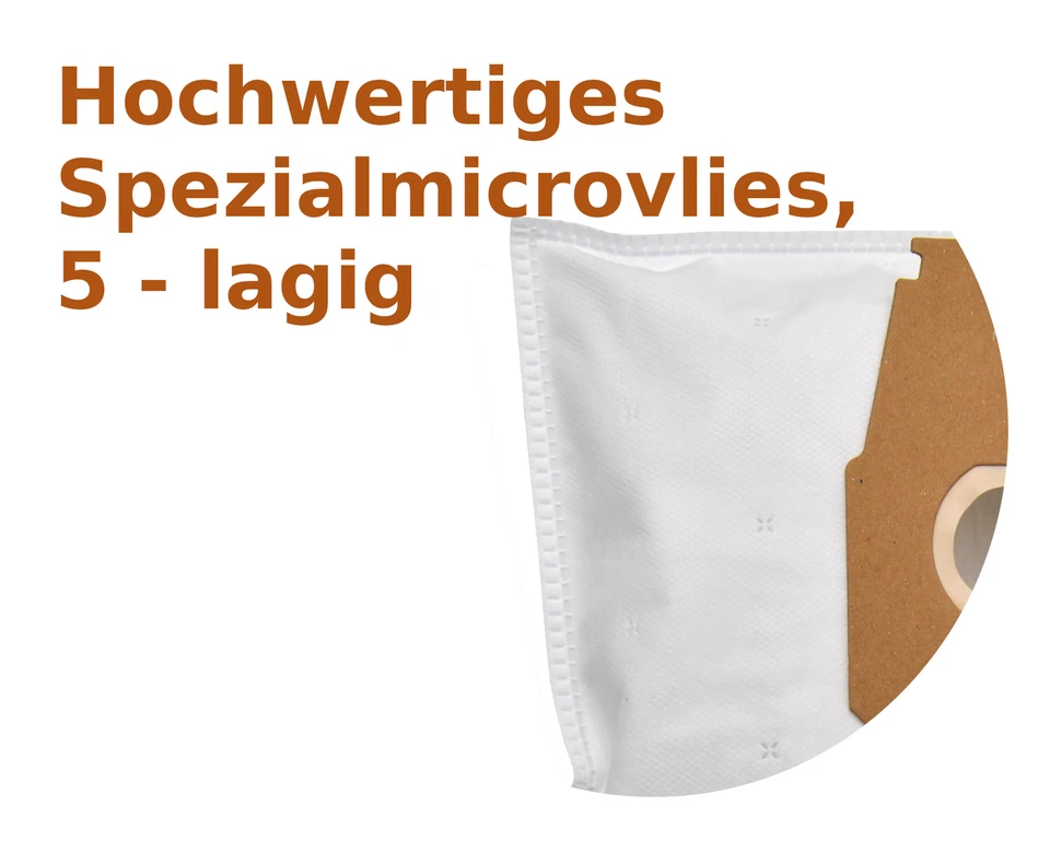 10 x Staubsaugerbeutel geeignet für Bosch Bsg 81466 Ergomaxx Professional - Bild 4 von 4