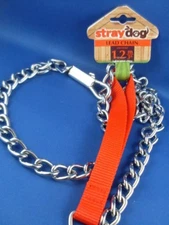 🐕New UBL UK (Uncle Bills) RED HANDLE 1.2M OUTDOORS Large Dog Clip Chain Leash🍖