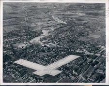 1945 New York State Even a City of 5000 can Have a Suburban Airpark Press Photo