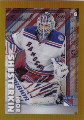 2022-23 Topps Chrome Gold Sticker #334 Igor Shesterkin /50 MADE