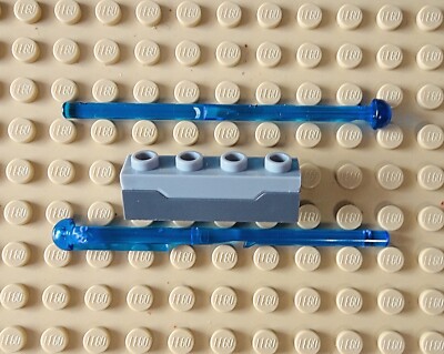 LEGO Parts: 15301c01 Projectile Launcher w/ 2 15303 Trans Dark Blue Arrows
