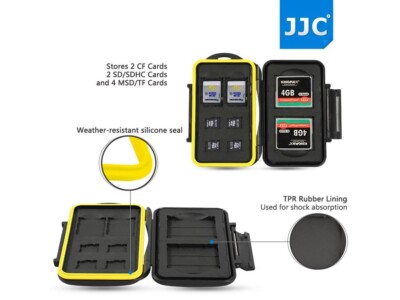 JJC Custodia Impermeabile Per Schede Di Memoria – Adatta Per CF, SD E MicroSD (12.5 X 8 X 2.6 Cm) - 2