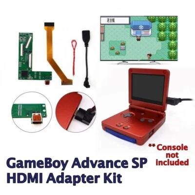 Gameboy Advance SP HDMI Adapter Kit For IPS Game Boy Advance GBASP Mod Console