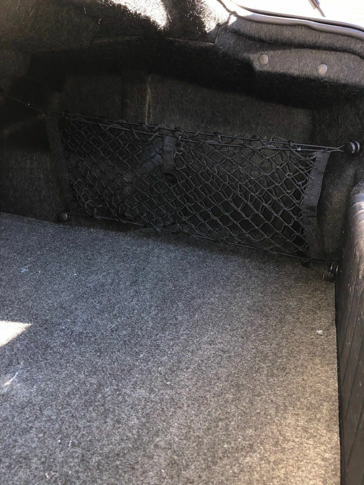 2 redes de carga de malla estilo lateral trasero sobre para Chevrolet Malibu sedán 2008-2012 Foto 2 de 4