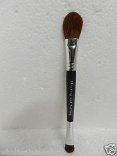NEW SEALED BARE MINERALS BLENDING AND FOILING BRUSH DOUBLE ENDED ESCENTUALS ID