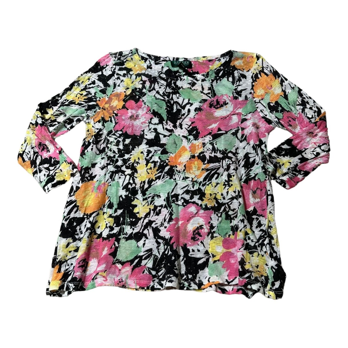 (取寄) ローレン ラルフローレン レディース ユンスタン ロング スリーブ ブラウザ Lauren Ralph Lauren women Yunstan Long Sleeve Blouse Olive Multi Women's Lauren Ralph Lauren Yunstan Long Sleeve Blouse