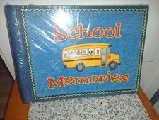 School Memories PHOTO ALBUM Book K-12  FRAME Keepsake. NEW SEALED.