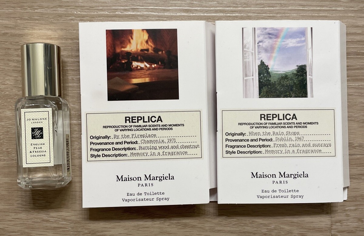 Jo Malone English Pear Freesia, Replica By The Fireplace When