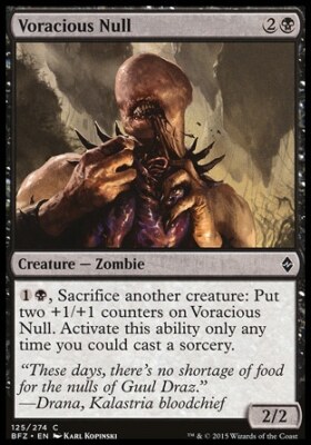 MTG Magic the Gathering Voracious Null (125/313) Battle for Zendikar LP