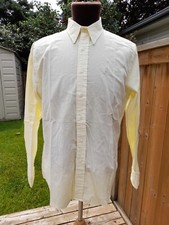Vintage Chaps Ralph Lauren Shirt Size 16 34/35 Button Down Collar Yellow