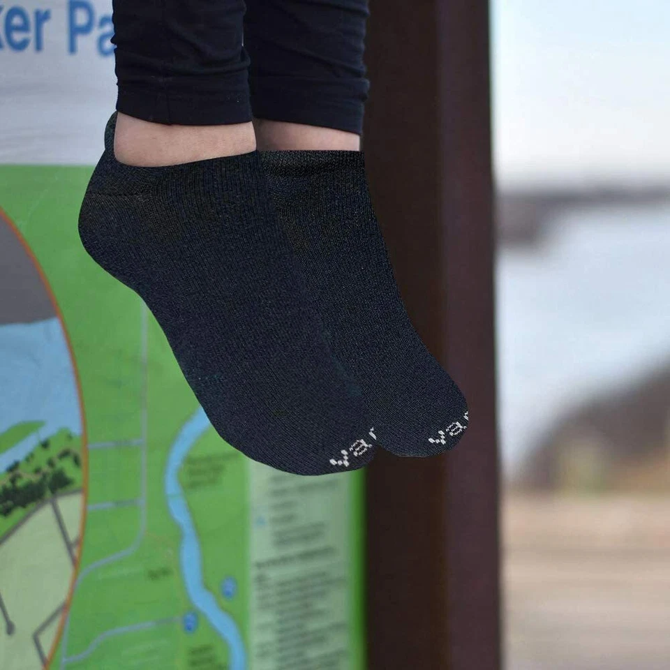 12 Pack Wholesale Boys & Girls Cotton Shoe Socks Size 6-8, Ankle Socks (Navy) - Imagem 4 de 4