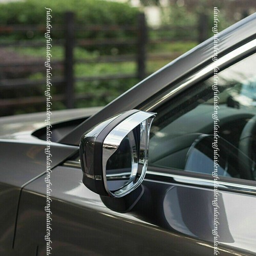 For Mazda CX-30 2020-2022 ABS Chrome Rearview Side Mirror Rain Visor Cover Trim - Foto 3 di 5