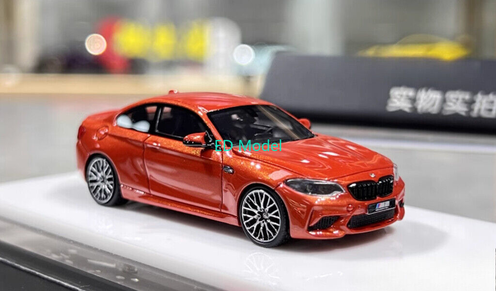 BN BZMW 1:64 Orange M2 Competition Coupe Sports Model Diecast Resin Car