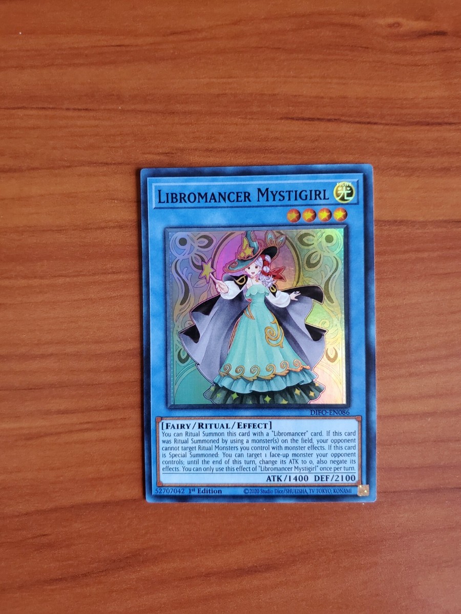 YuGiOh Dimension Force - Libromancer Mystigirl - DIFO-EN086 YuGiOh Dimension Force - Libromancer Mystigirl - DIFO-EN086
