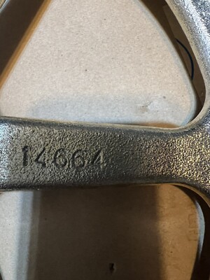 228498 New-No Box; Biro 44554560 Band Saw Lower Wheel; 14''; 14664; A0616
