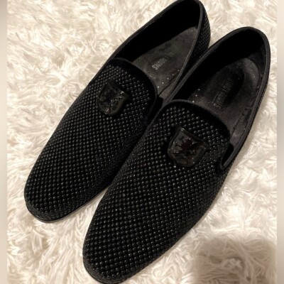 Stacy Adams swagger studded medallion slip on loafers | eBay display picture 1