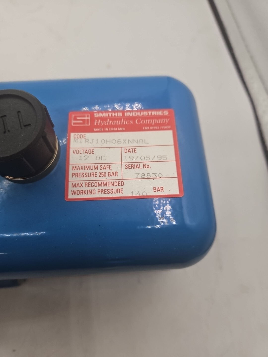 BENTLEY-MOTOR PUMP UNIT HYD HOOD (PW94308)