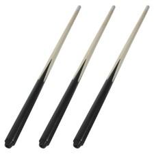 3Pcs Wooden Billiard Cue Stick Short Pool Cue Kids Hardwood Billiard Cue Stick