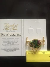 Lunch at the Ritz "Tropical Paradise"Link charm  New on card