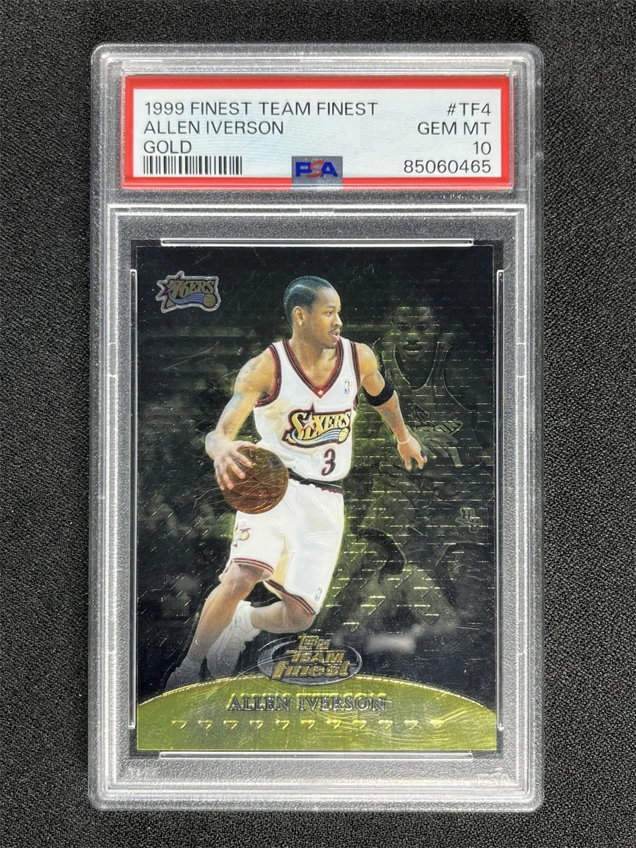 Allen Iverson Professional Sports Authenticator (PSA) Basketball