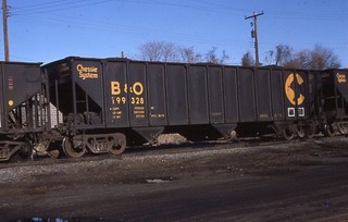 CS/B&O Open Top Hopper Number 199328 w/Others ORIG KR ralx82