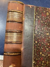 Thomas Carlyle: Frederick The Great V2, Estes & Lauriat 1885 HC Leather/Marbled