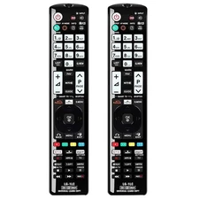 2Pack Replacement Remote For Most LG TV With Big Luminous Buttons 42LB5800-UG