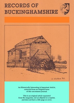 THE MANOR AND ABBEY OF BURNHAM. AN ORIGINAL ARTICLE FROM THE RECORDS OF BUCKINGH